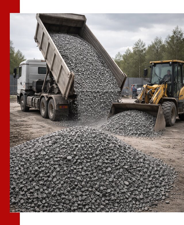 Доставка и продажа щебня гранитного в Красноуфимске