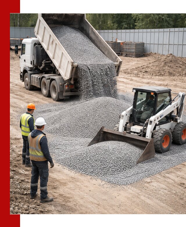 Доставка и продажа гранитного щебня фракции 0-5 в Красноуфимске