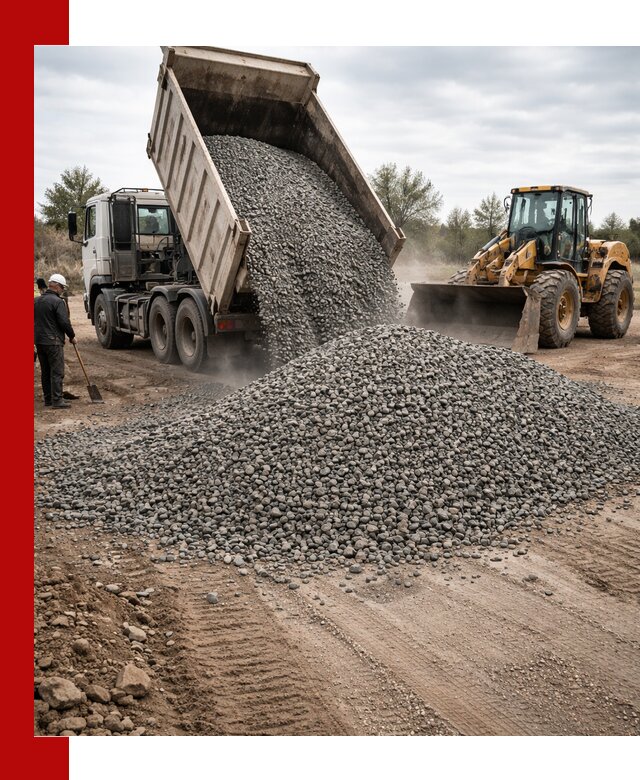 Гранитный щебень фракция 10-20 с доставкой в Красноуфимске