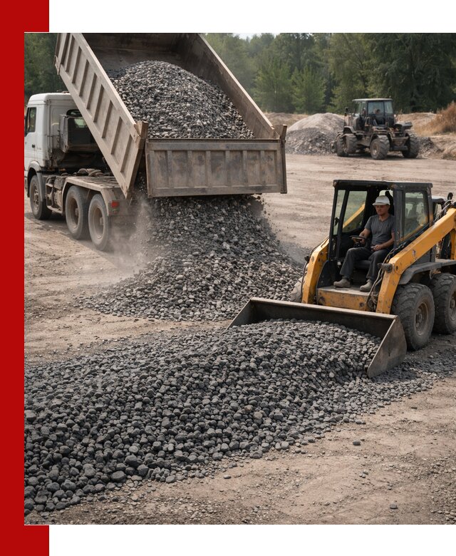 Гранитный щебень фракция 40-70 с доставкой в Красноуфимске