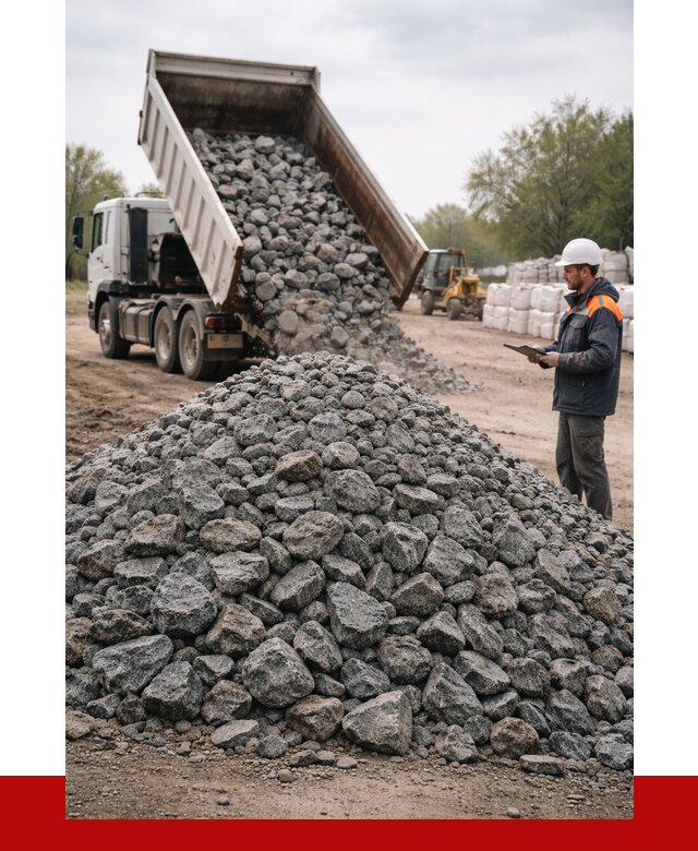 Гранитный щебень фракция 100-200 в Красноуфимске от 4266 р. ПРОНЕРУДКрф