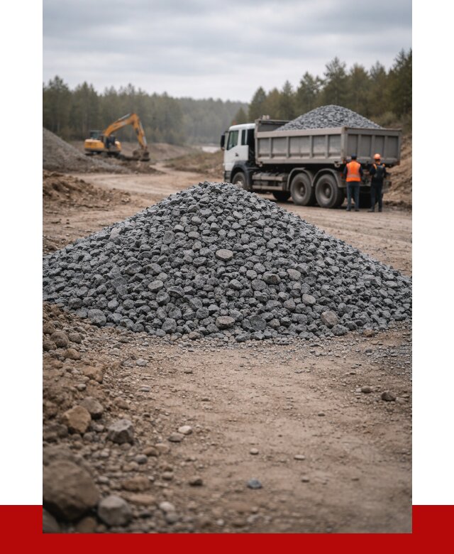 Щебень габбро диабаз фракция 40-70 в Красноуфимске от 2235 р-ПРОНЕРУДКрф