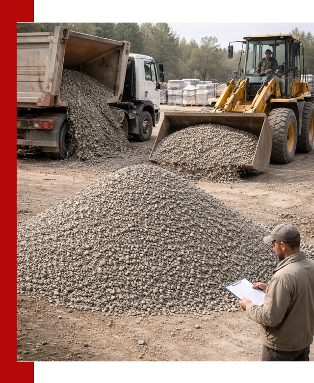 Гравийный щебень фракция 5–10 с доставкой в Красноуфимске