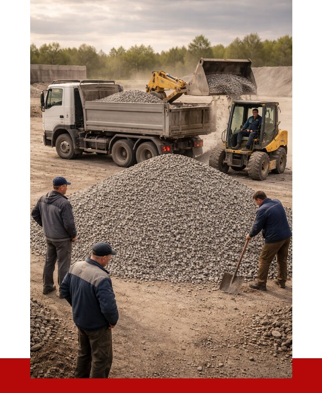 Гравийный щебень фракция 5-20 в Красноуфимске от 2438 р. ПРОНЕРУДКрф