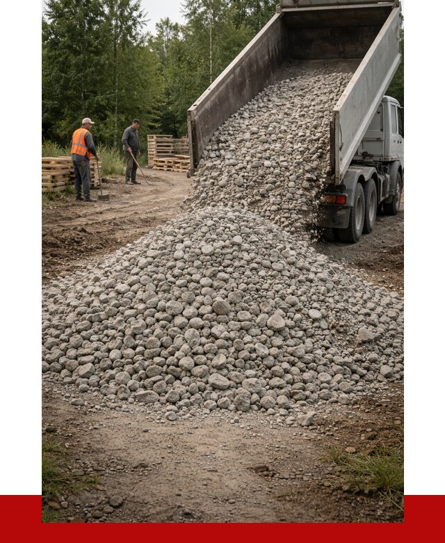 гравийный щебень фракция 70-120 в Красноуфимске от 2488 р. ПРОНЕРУДКрф