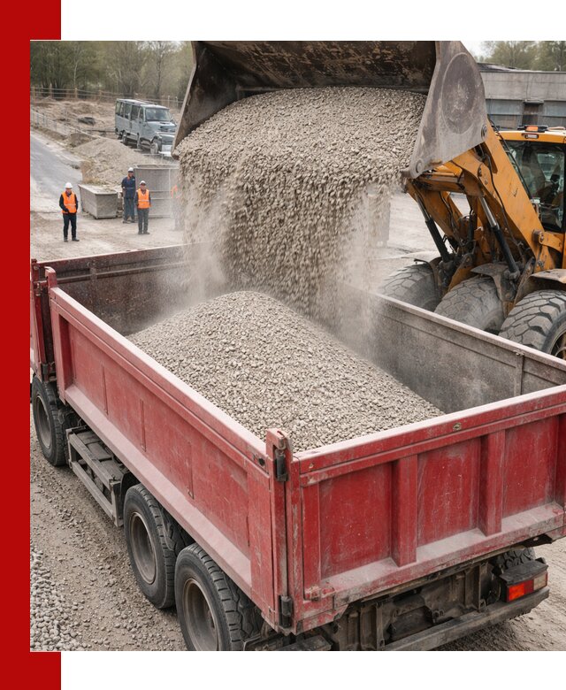 Купить известняковый щебень фракции 0-5 с доставкой в Красноуфимске