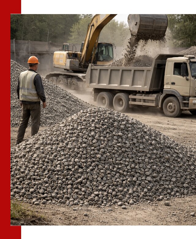 Шлаковый щебень фракция 5-20 с доставкой в Красноуфимске