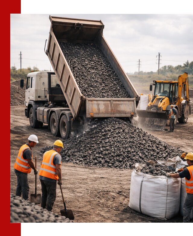 Шлаковый щебень фракция 40-70 с доставкой в Красноуфимске