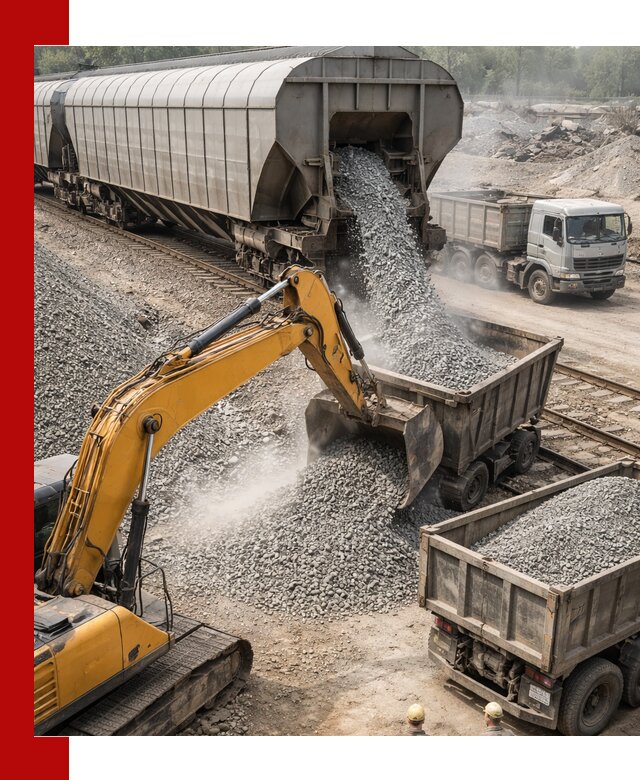 Доставка железнодорожного щебня в Красноуфимске крупными партиями быстрого отгруза