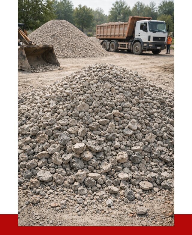 Вторичный щебень фракция 20-40 в Красноуфимске от 2235 р ПРОНЕРУДКрф