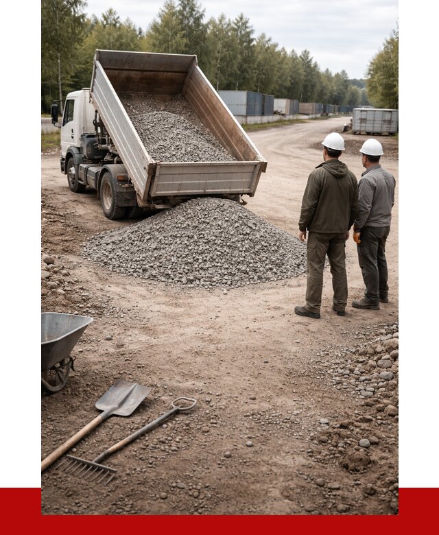 Бетонный щебень фракция 5-20 в Красноуфимске от 3250 р., ПРОНЕРУДКрф