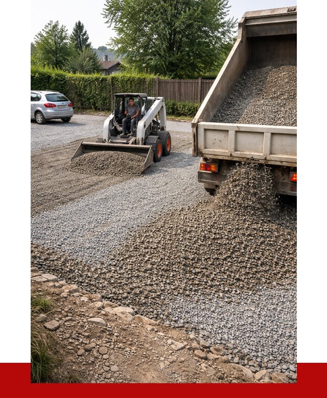 Щебень для парковки в Красноуфимске с доставкой от 1219 р.| ПРОНЕРУДКрф