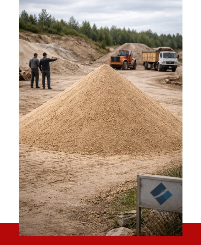 Карьерный песок навалом в Красноуфимске от 1828 р. | ПРОНЕРУДКрф