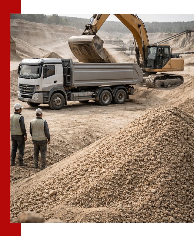 Карьерный крупнозернистый песок с доставкой в Красноуфимске