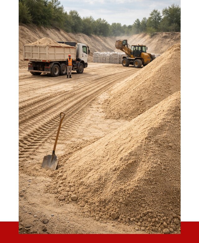 Карьерный песок мелкозернистый в Красноуфимске от 9141 р. | ПРОНЕРУДКрф