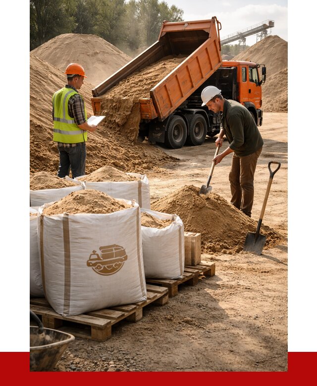 Строительный песок в Красноуфимске от 2235 р. с доставкой, ПРОНЕРУДКрф