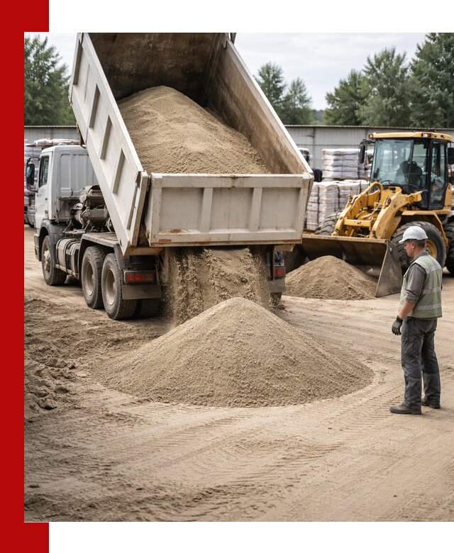 Поставка и доставка песка для бетона в Красноуфимске