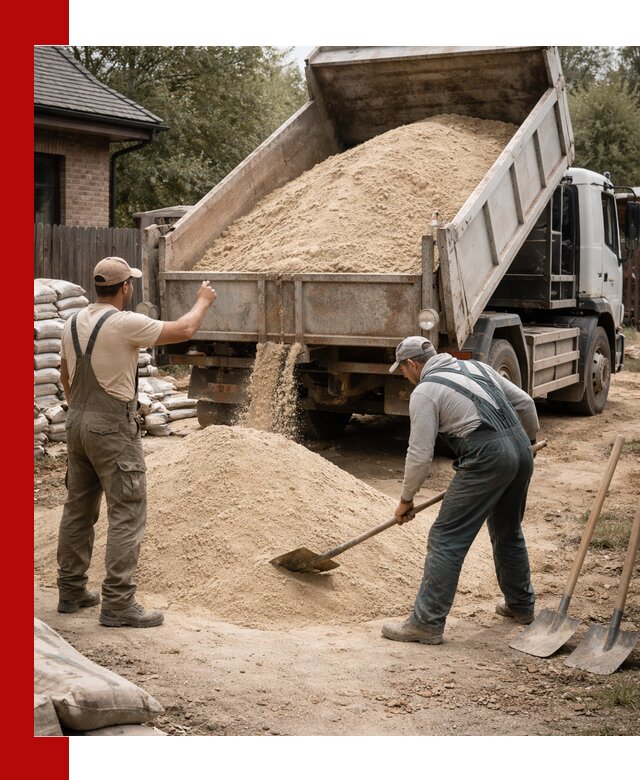 Песок для штукатурки с доставкой в Красноуфимске качественный и чистый