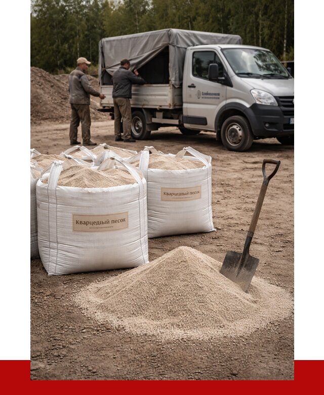 Кварцевый песок для пескоструя в Красноуфимске от 4571 р. | ПРОНЕРУДКрф