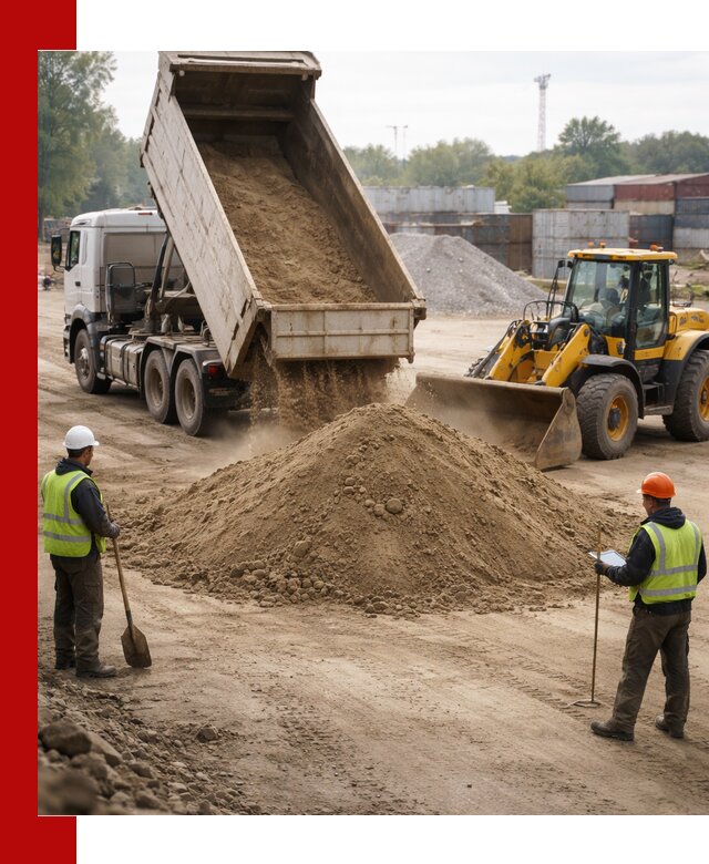 Доставка и продажа пескогрунта оптом и в розницу в Красноуфимске