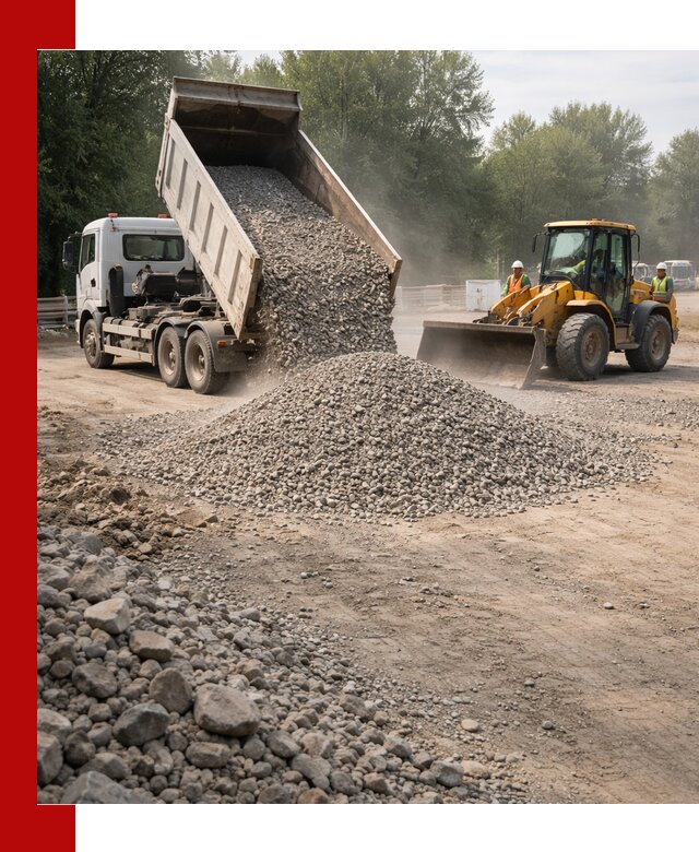 Гравий фракция 5–20 доставка в Красноуфимске оптом и в розницу