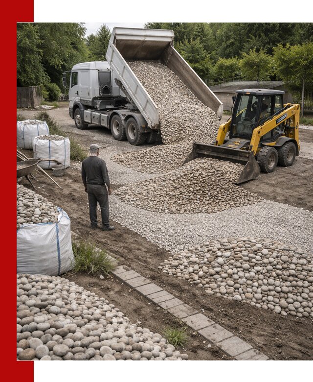 Доставка морской гальки оптом и в розницу в Красноуфимске
