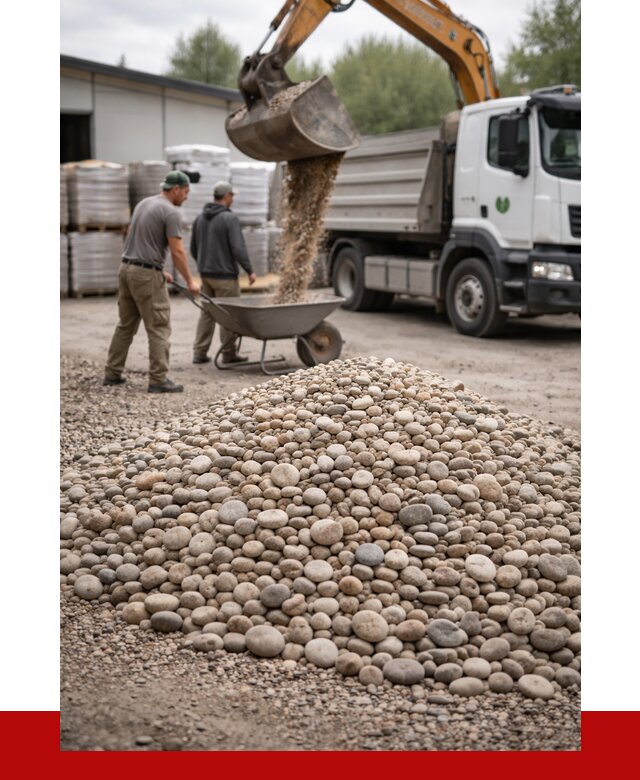 Галька декоративная в Красноуфимске от 3250 р. за куб | ПРОНЕРУДКрф