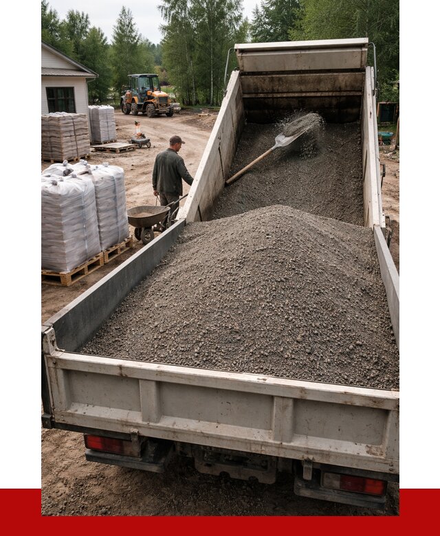 ЩПС с доставкой в Красноуфимске от 2133 р. за куб | ПРОНЕРУДКрф