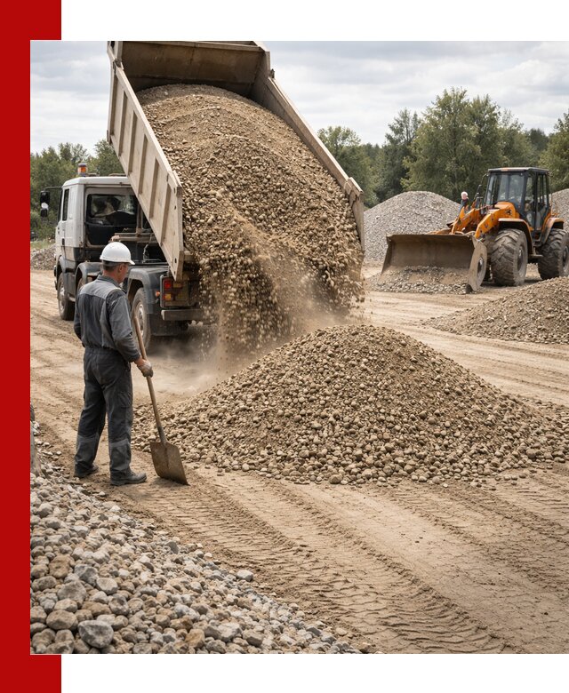 Доставка щпс С3 в Красноуфимске самосвалами и бортовыми грузовиками