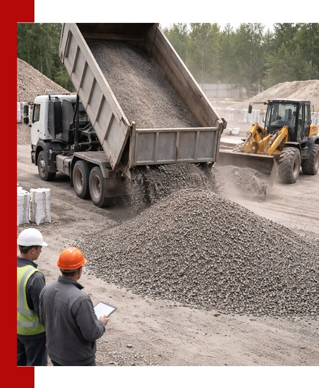 Доставка и продажа гранитного отсева 0-10 в Красноуфимске