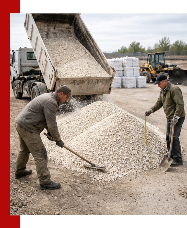 Мраморная крошка с доставкой и разгрузкой в Красноуфимске