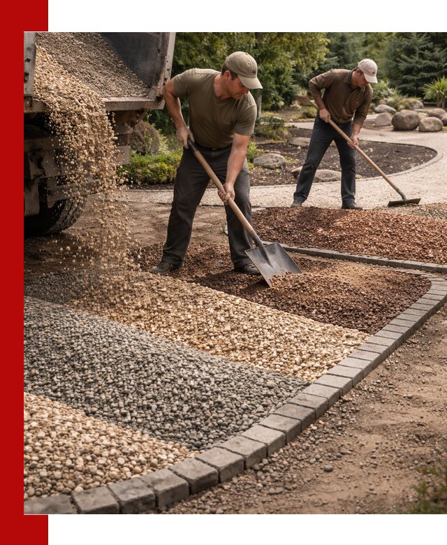 Декоративная крошка для ландшафта в Красноуфимске — продажа и доставка