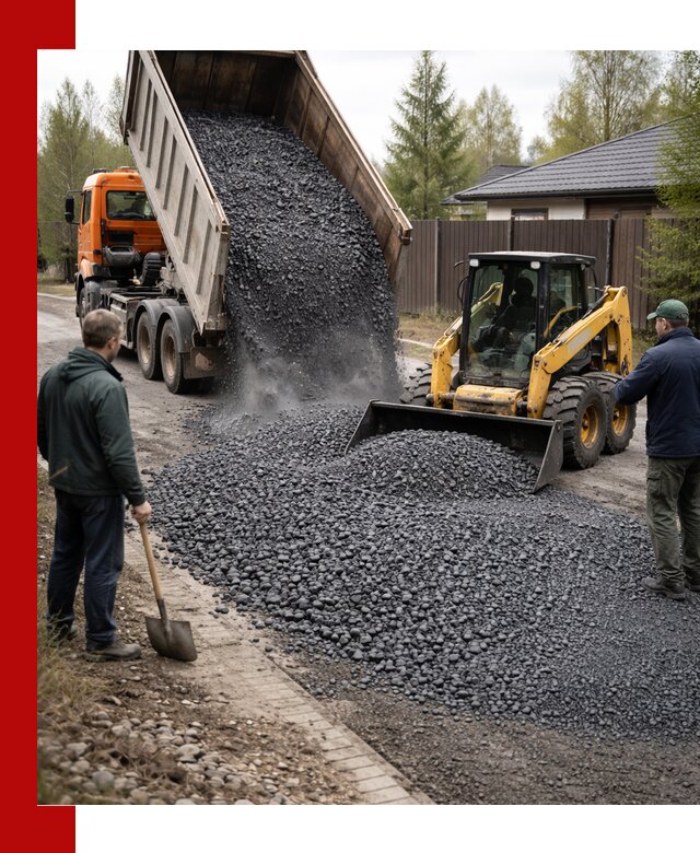 Крошка габбро с доставкой в Красноуфимске для строительных работ