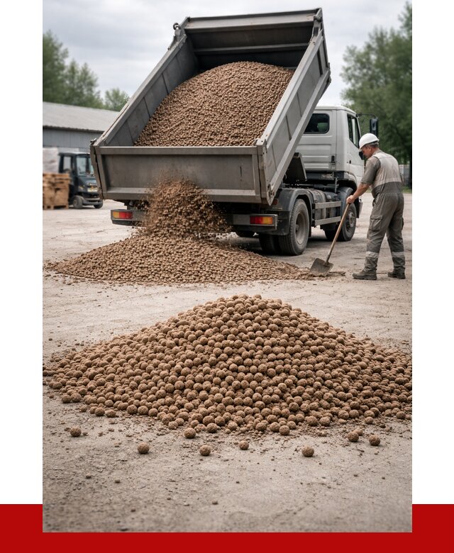 Керамзит с доставкой в Красноуфимске от 4266 р. за м3 | ПРОНЕРУДКрф