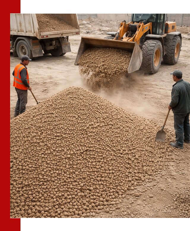 Керамзит фракция 10-20 с доставкой в Красноуфимске