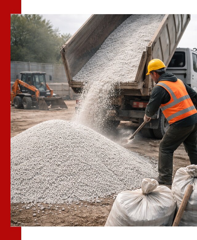 Доставка перлита вспученного в Красноуфимске оптом и в розницу