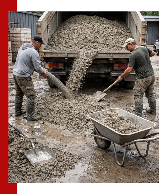 Цементно-песчаная смесь М150 доставка в Красноуфимске