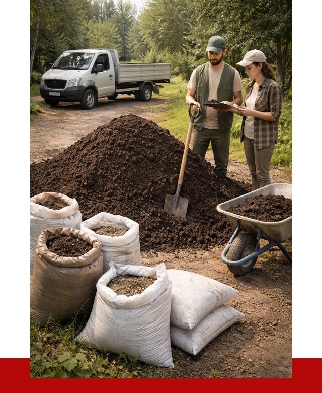 Купить грунт с доставкой в Красноуфимске от 4571 р. за м3 | ПРОНЕРУДКрф