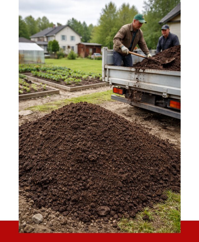 Плодородный грунт в Красноуфимске с доставкой от 4266 р. | ПРОНЕРУДКрф