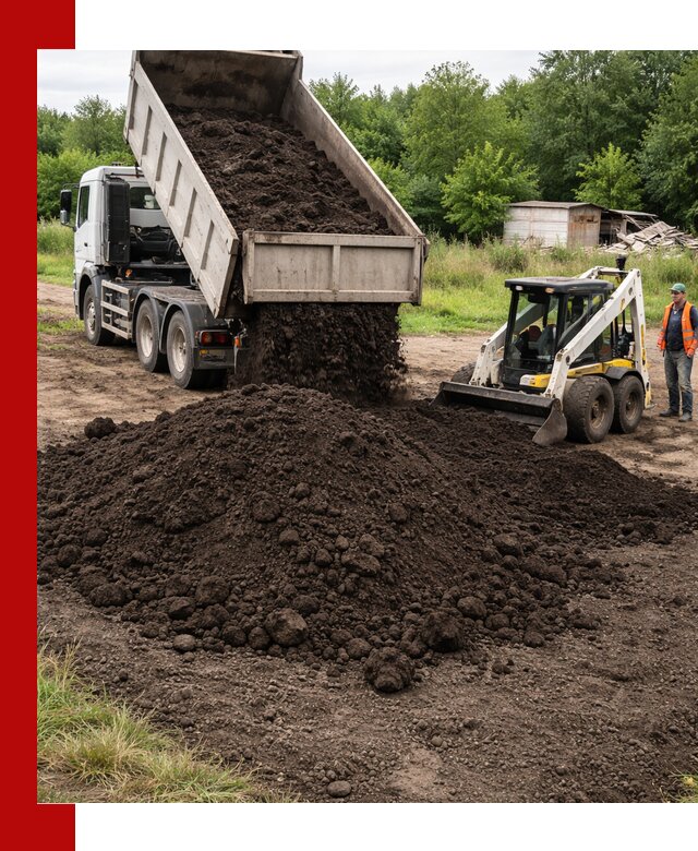 Поставка плодородной земли с доставкой самосвалом в Красноуфимске