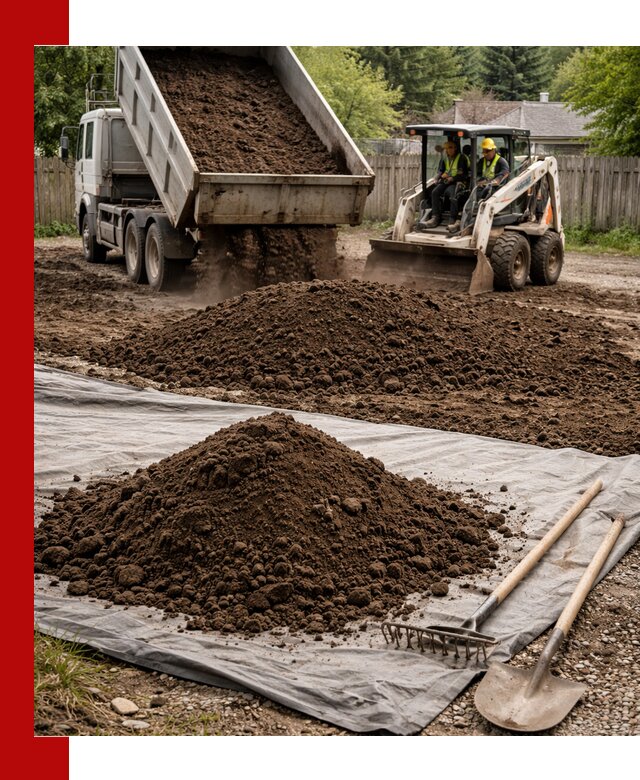 Грунт для отсыпки участка с доставкой в Красноуфимске