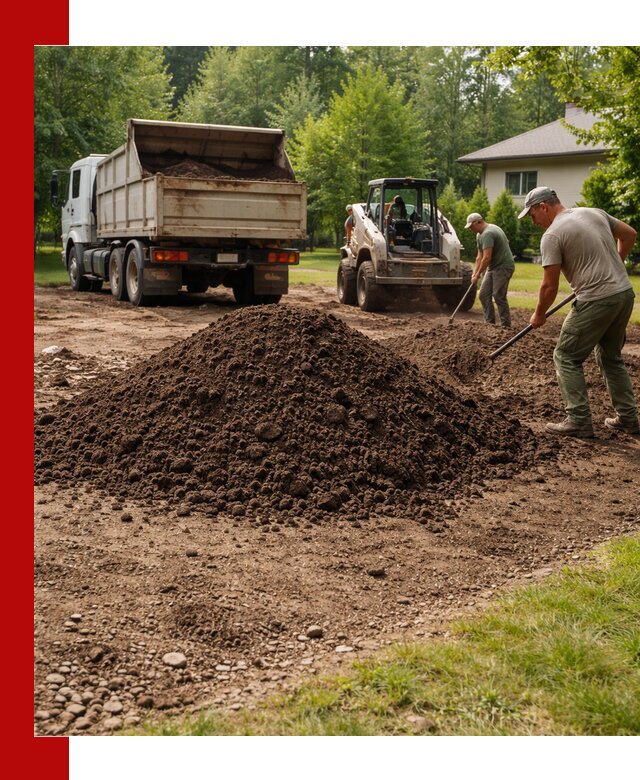 Доставка и укладка грунта для газона в Красноуфимске