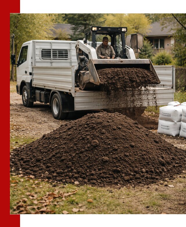 Доставка садовой земли в больших объёмах в Красноуфимске