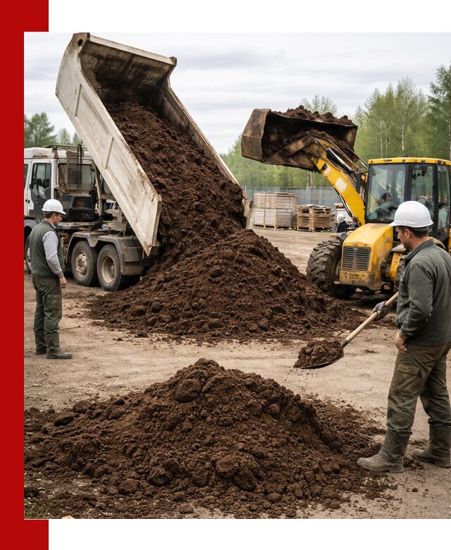 Доставка торфа оптом и в мешках в Красноуфимске