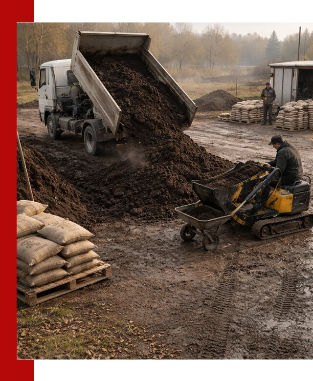 Кислый торф в доставке по выгодным ценам в Красноуфимске