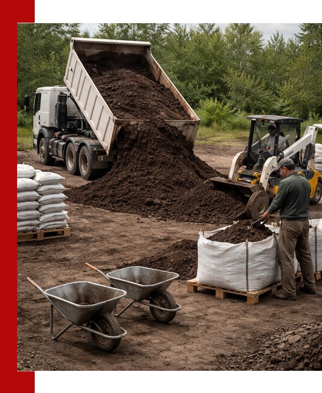 Доставка и продажа торфогрунта в Красноуфимске оптом и в розницу