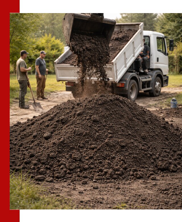 Доставка и продажа чернозема в Красноуфимске оптом и в розницу