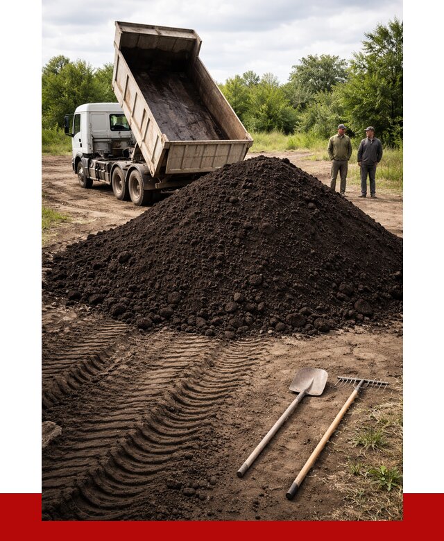 Купить чернозем навалом в Красноуфимске от 1219 р. за куб | ПРОНЕРУДКрф