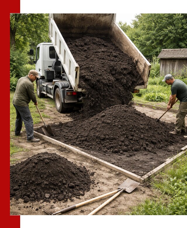 Купить чистый чернозем для огорода с доставкой в Красноуфимске