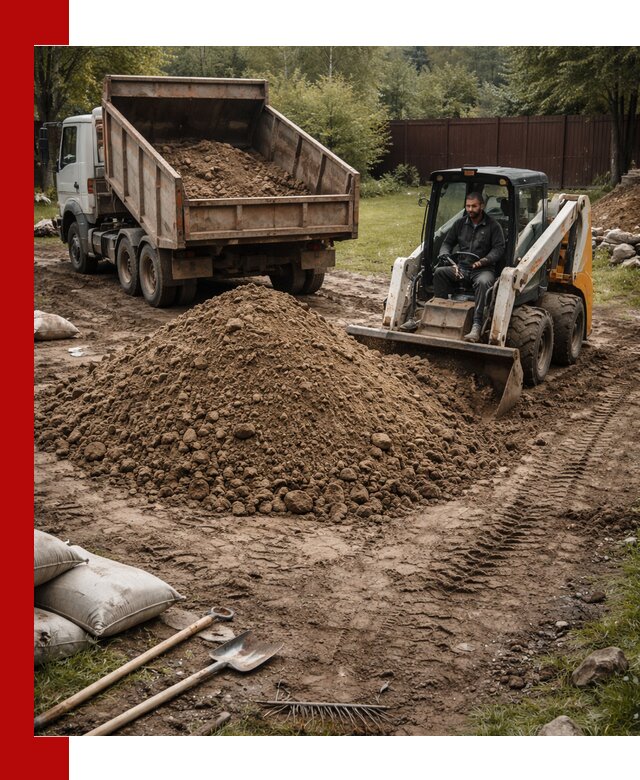 Суглинок для планировки участков в Красноуфимске с доставкой и выгрузкой